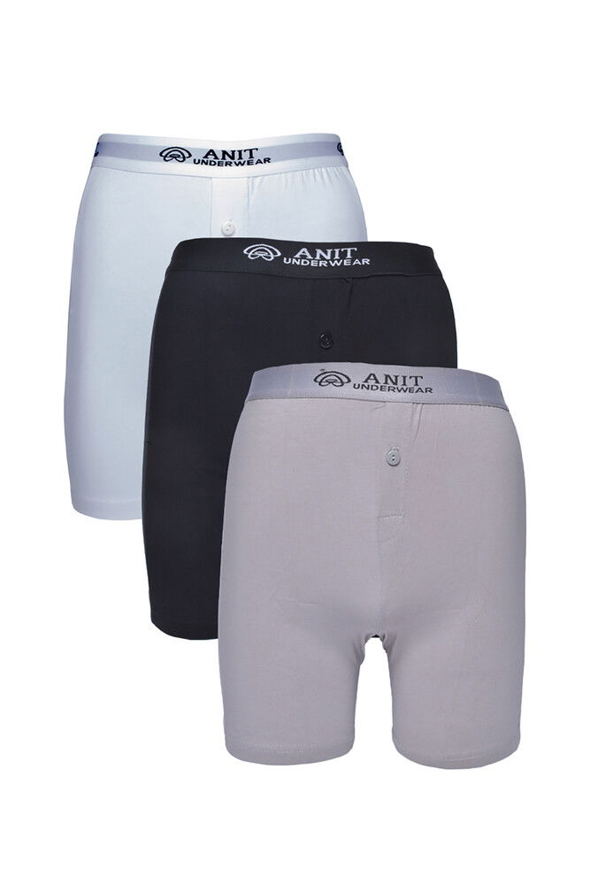 Anıt - Anıt 1114 Lycra Long Leg 3-Pack Boxer Asorty