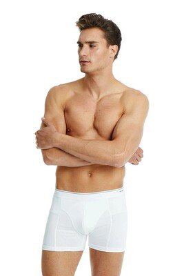 Blackspade - Blackspade Erkek Pamuk Elastan Boxer Tender Cotton 9233 - Beyaz