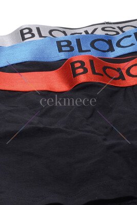 Blackspade Erkek Boxer 3'lü Paket Modern Basics 9470 - Mavi - Thumbnail