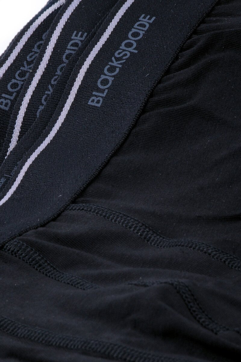 Blackspade Erkek Boxer - Shorty 3′lü Paket Tender Cotton 9670 Siyah