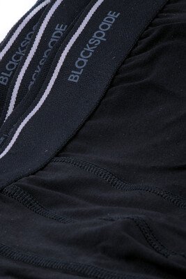 Blackspade Erkek Boxer - Shorty 3′lü Paket Tender Cotton 9670 Siyah - Thumbnail