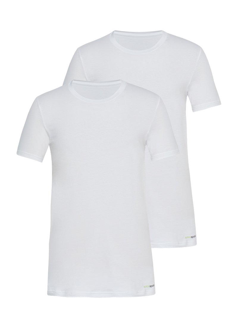 Blackspade Erkek Tshirt 2'li Paket Tender Cotton 9675 - Beyaz