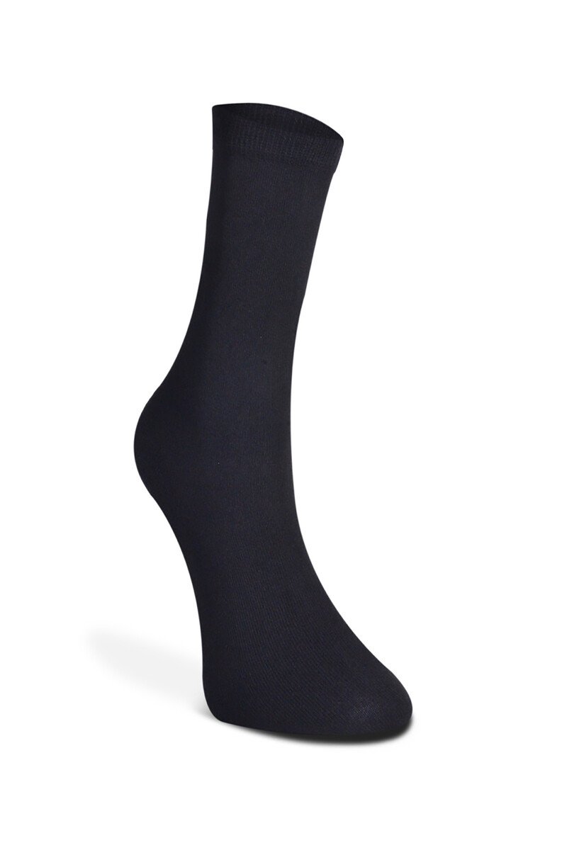 Çekmece 12'Li Erkek Lüx Dikişsiz Çorap Siyah