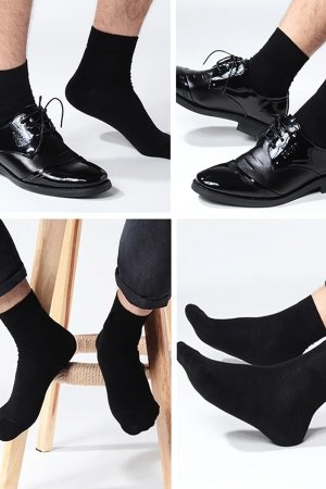 Çekmece 5′li Busines Erkek Çorap Siyah - Thumbnail