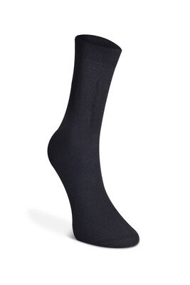 Çekmece 6'lı Erkek Dikişli Çorap Siyah - Thumbnail