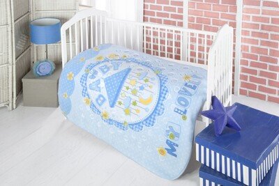Çekmece - Çekmece Bebek Battaniye Mavi Yıldızlar