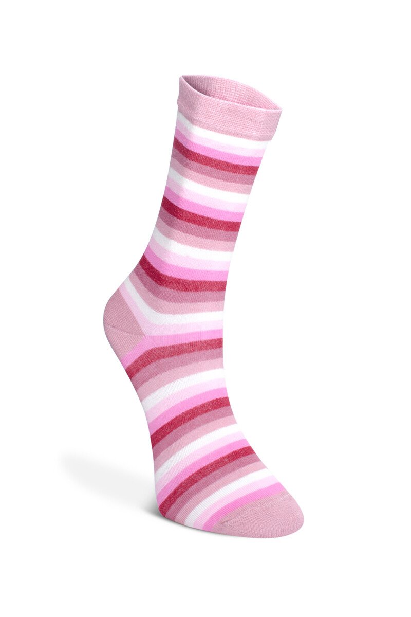 Dündar 12'Li Kadın Likra Desenli Çorap Çizgili