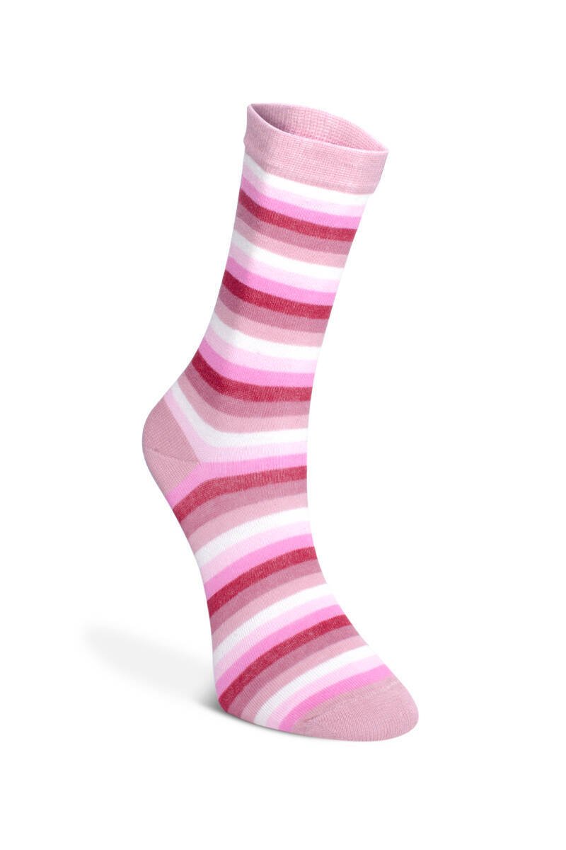 Dündar 6'lı Kadın Likra Desenli Çorap Çok Renkli