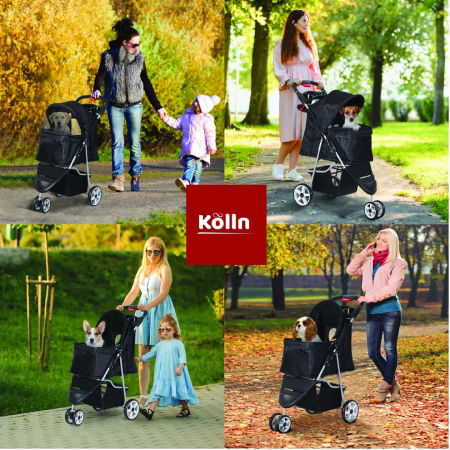 Kölln Katlanabilir Araba SİYAH - Thumbnail