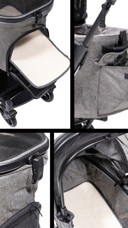 Kölln Premium Katlanabilir Araba GRİ - Thumbnail