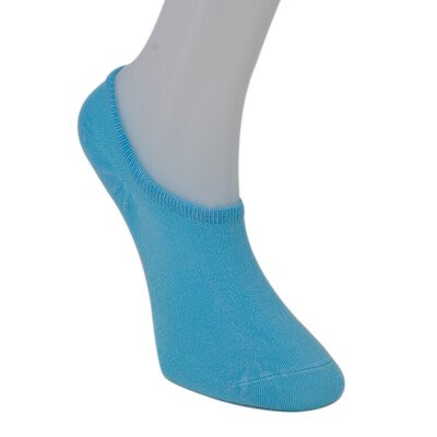 Solonine Premium 5'li Unisex Görünmez Renkli Çorap Lila - Thumbnail