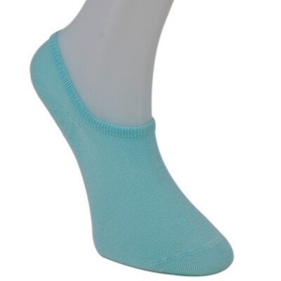 Solonine Premium 5'li Unisex Görünmez Renkli Çorap Lila - Thumbnail