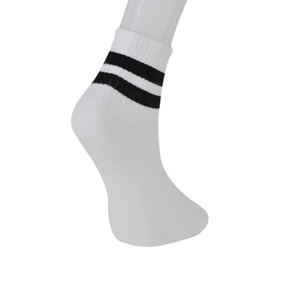 Solonine Premium 6lı Unisex Bilek Üstü Spor Çorap Siyah - Thumbnail