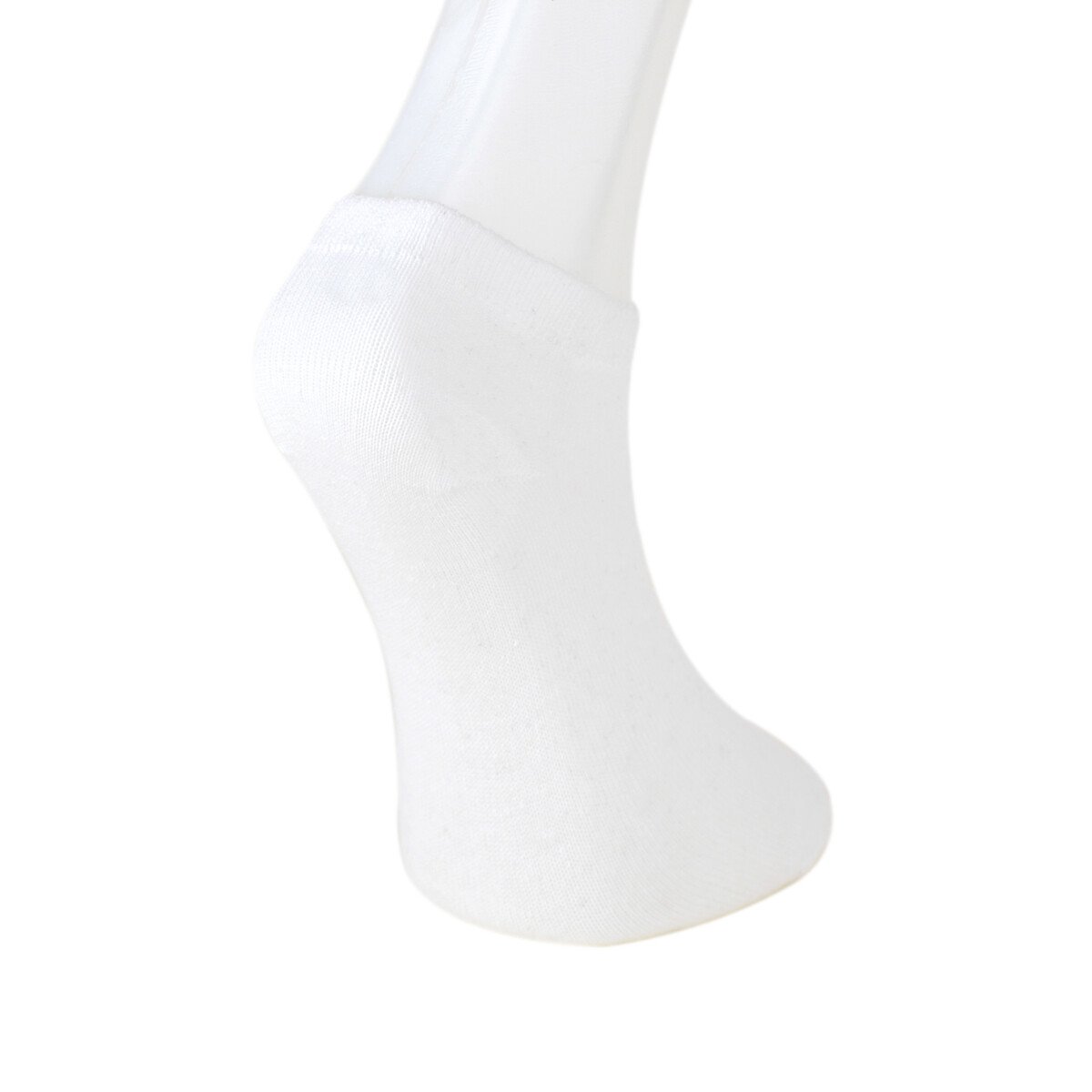 Solonine Premium 6'lı Unisex Patik Çorap Beyaz