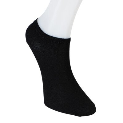 Solonine Premium 6'lı Unisex Patik Çorap Siyah-Beyaz-Gri - Thumbnail