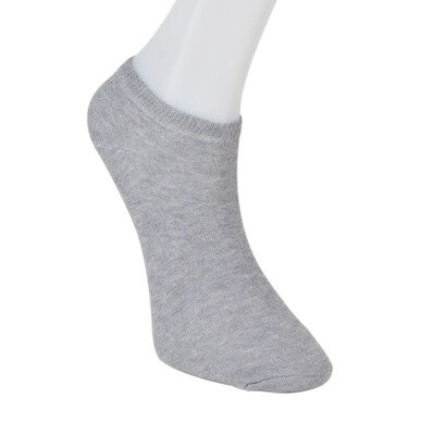 Solonine Premium 6'lı Unisex Patik Çorap Siyah-Beyaz-Gri - Thumbnail